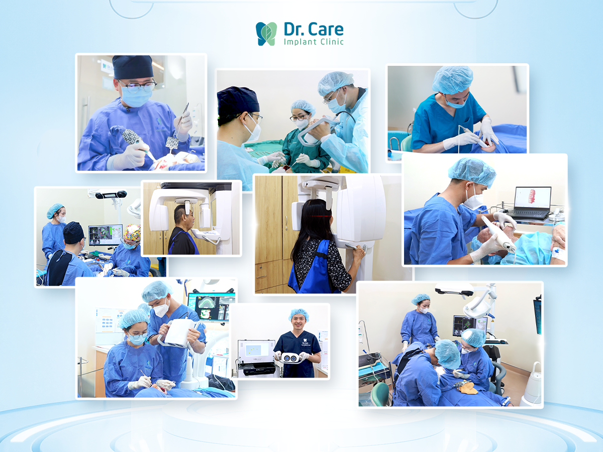 Hệ thống thiết bị chuyên sâu trong điều trị Implant tại Dr. Care