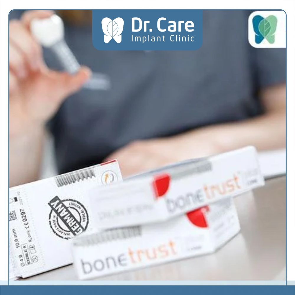 Trụ Implant Đức dễ dàng tích hợp với xương hàm và duy trì lực tác động tới xương hàm trong quá trình ăn nhai