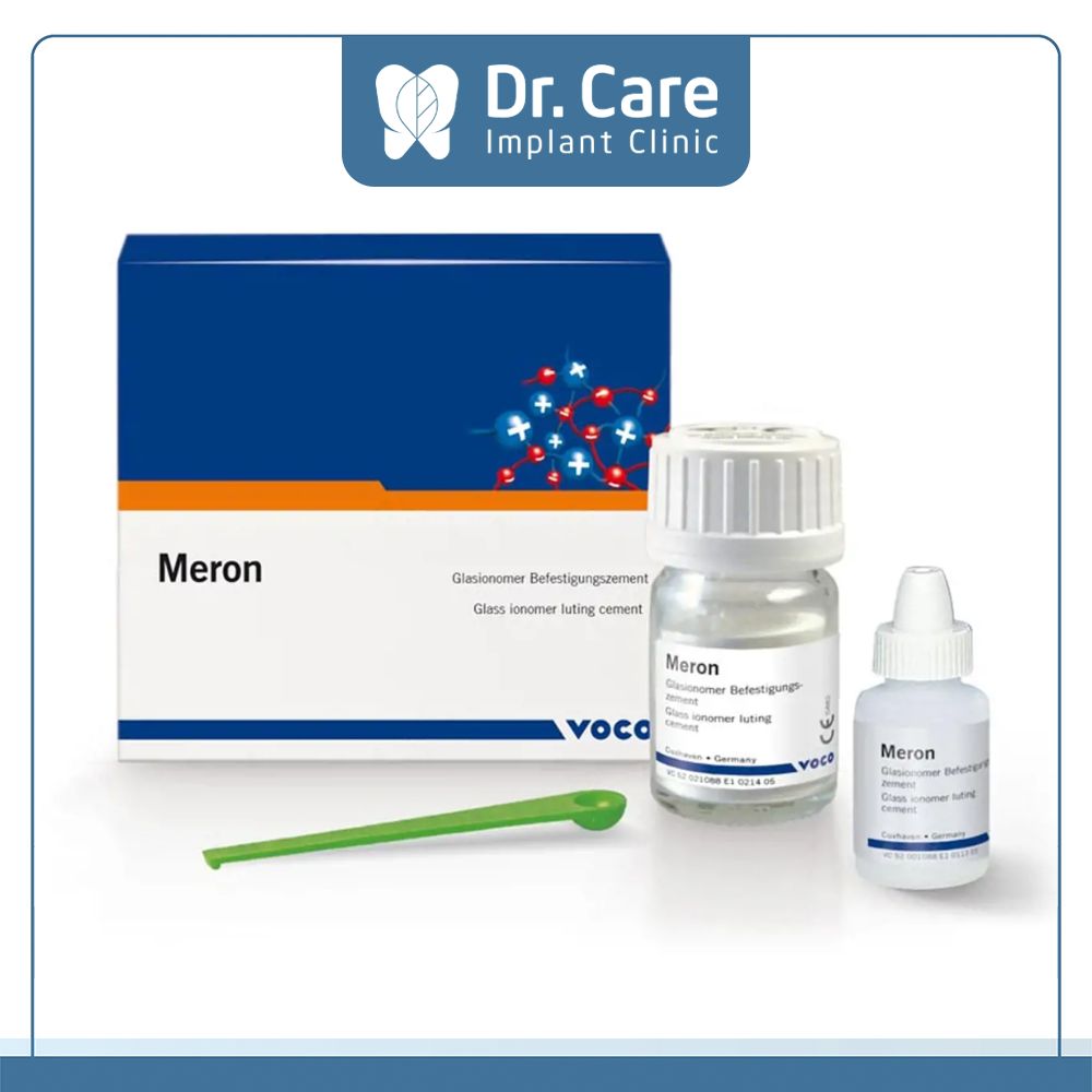 Keo dán răng sứ Meron có tính axit thấp, mức độ tương thích sinh học cao, hạn chế gây kích ứng khi sử dụng trong cơ thể