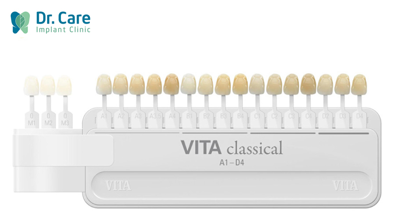 Bảng màu răng sứ Zirconia Vita Classic