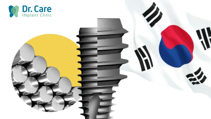 Trụ Implant Hàn Quốc có độ bền từ 15 - 20 năm
