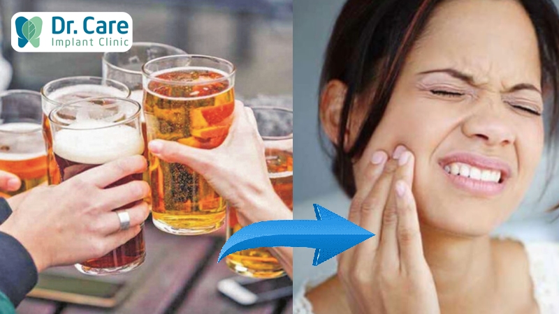 Vì sao không uống thức uống có gas và chất kích thích sau khi nhổ răng?