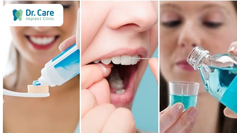 Vệ sinh răng miệng đúng cách giúp hạn chế nhiệt miệng
