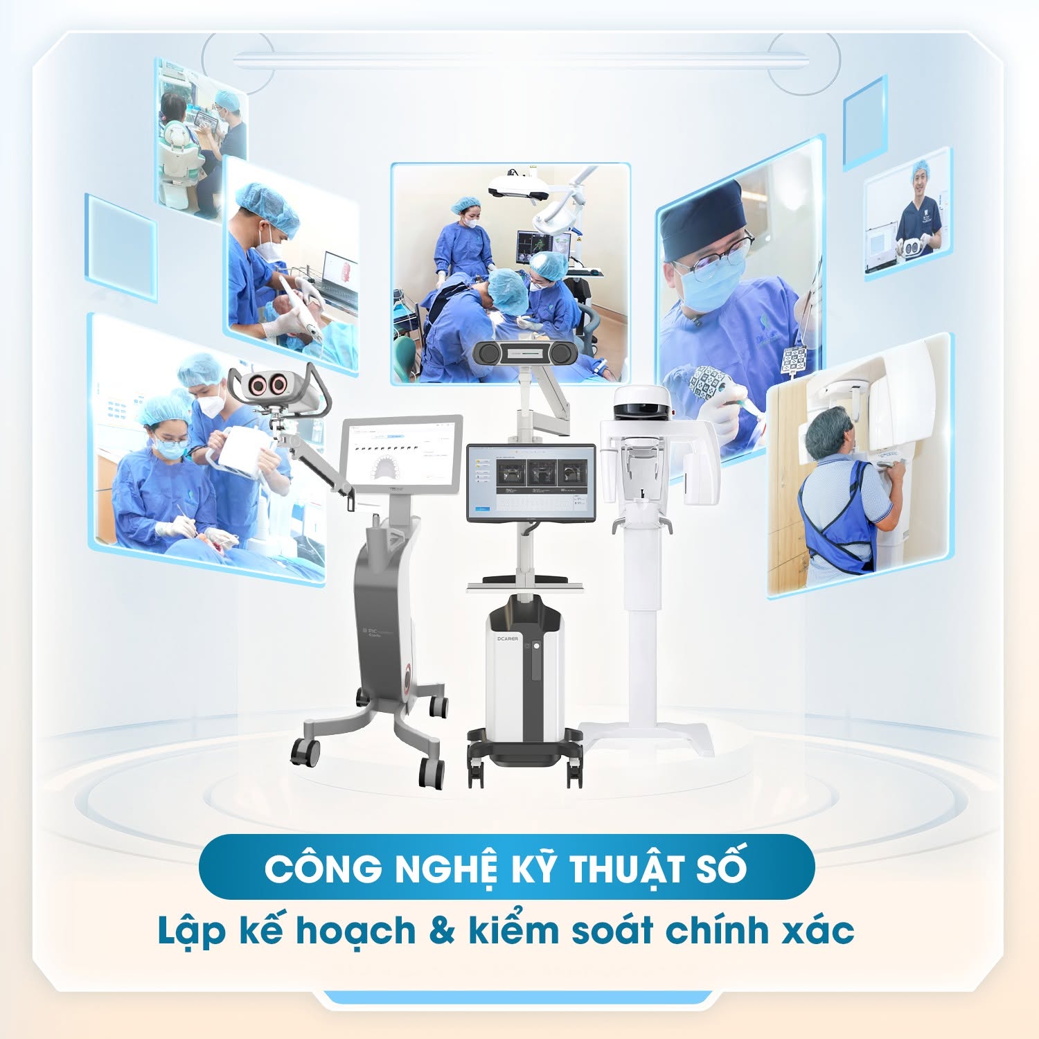 Máy móc, trang thiết bị hiện đại, đầy đủ