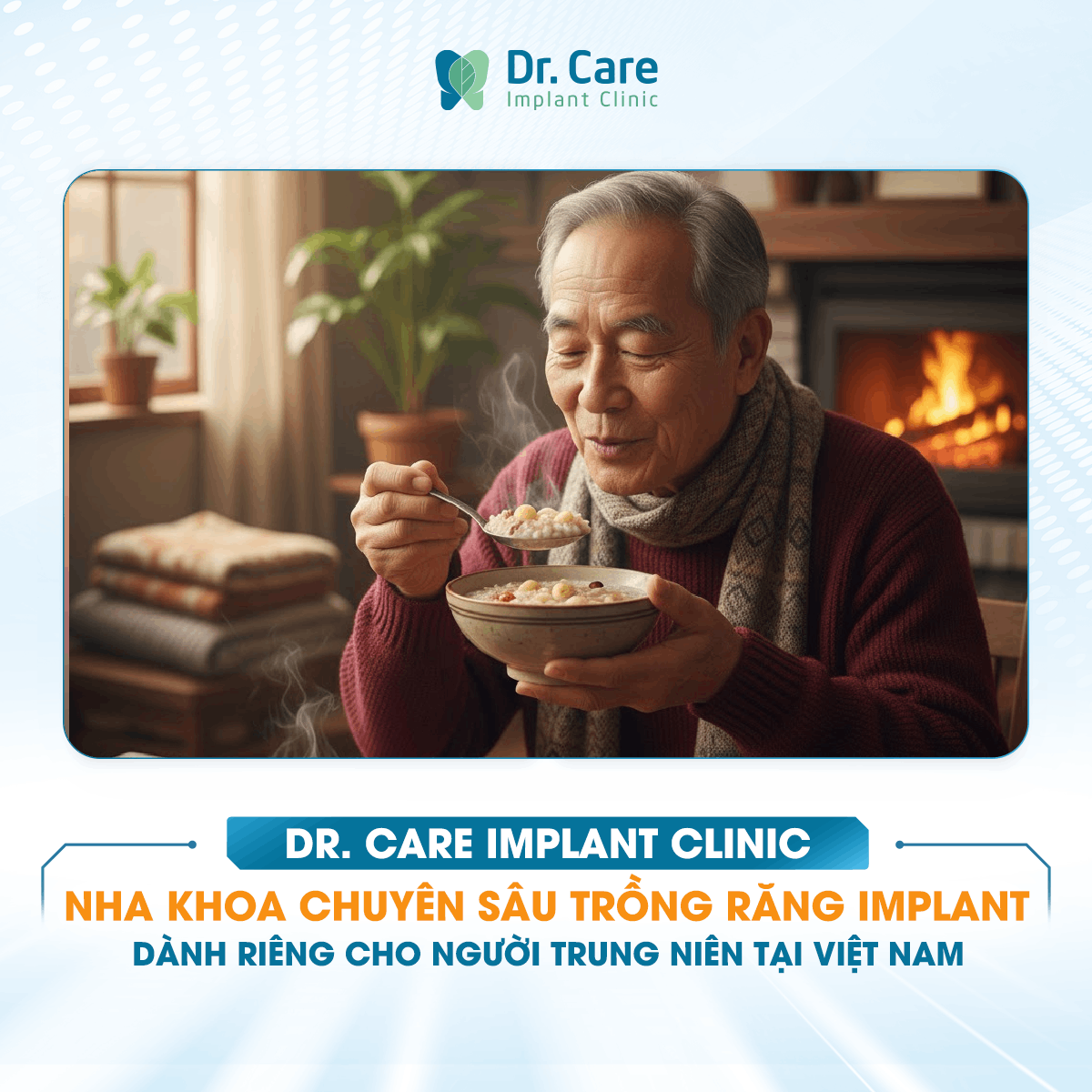 [HỎI ĐÁP BÁC SĨ] - Chỉ ăn cháo loãng nhiều ngày liền khi sốt do mọc răng khôn có khiến cơ thể thiếu chất và làm chậm quá trình hồi phục ở người lớn tuổi không?