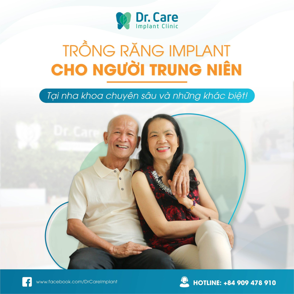 Dr. Care Implant Clinic - Nha khoa chuyên sâu trồng răng Implant dành riêng cho người trung niên