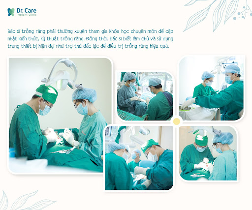 Bác sĩ Dr. Care thường xuyên tham gia các khóa học chuyên sâu implant nhằm nâng cao tay nghề