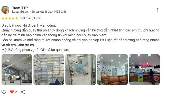 Review Bệnh viện Răng Hàm Mặt TP.HCM (Bệnh viện Trần Hưng Đạo)