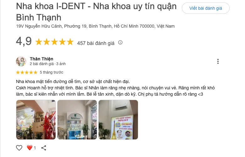 Nha khoa I‑Dent (Nha khoa trồng răng tiêu chuẩn quốc tế)