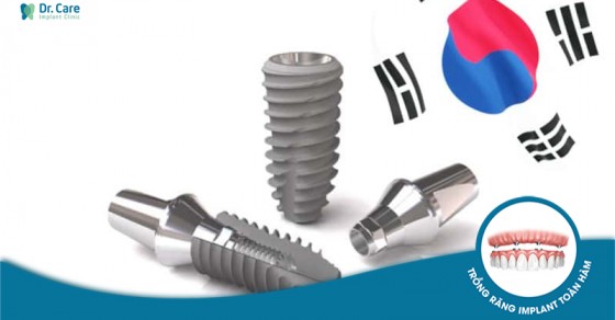 Công ty nào sản xuất trụ răng implant Hàn Quốc?
