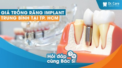 Giá trung bình để trồng răng Implant tại TP.HCM là bao nhiêu?