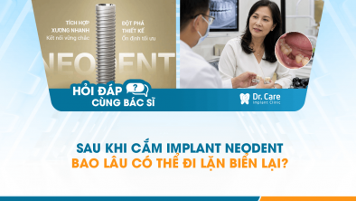 [Hỏi đáp bác sĩ] - Sau khi cắm Implant Neodent bao lâu có thể đi lặn biển lại?