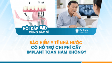 [HỎI ĐÁP BÁC SĨ]: Bảo hiểm y tế nhà nước có hỗ trợ chi phí cấy Implant toàn hàm không?
