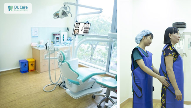 Trang thiết bị hiện đại sẽ hỗ trợ quá trình trồng răng Implant được an toàn kỹ thuật cấy ghép implant