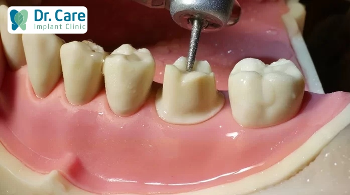 Tháo gỡ mão răng sứ để chỉnh sửa và phục hình lại cho răng